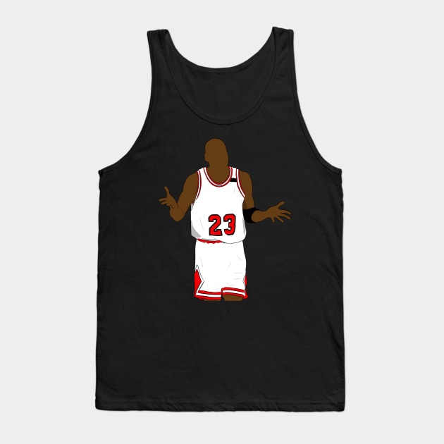 Michael Jordan Shrug Tank Top by SickSticksCo